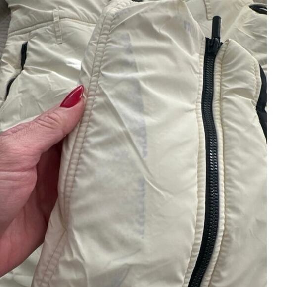 Stunning ivory Fringe skiing outfit SzM winter snow wear snowboard ski wear - Picture 14 of 16